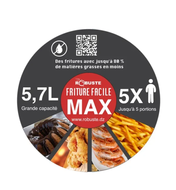 AF6-1 Airfryer – 5 , 7 Litres – Sans Huile